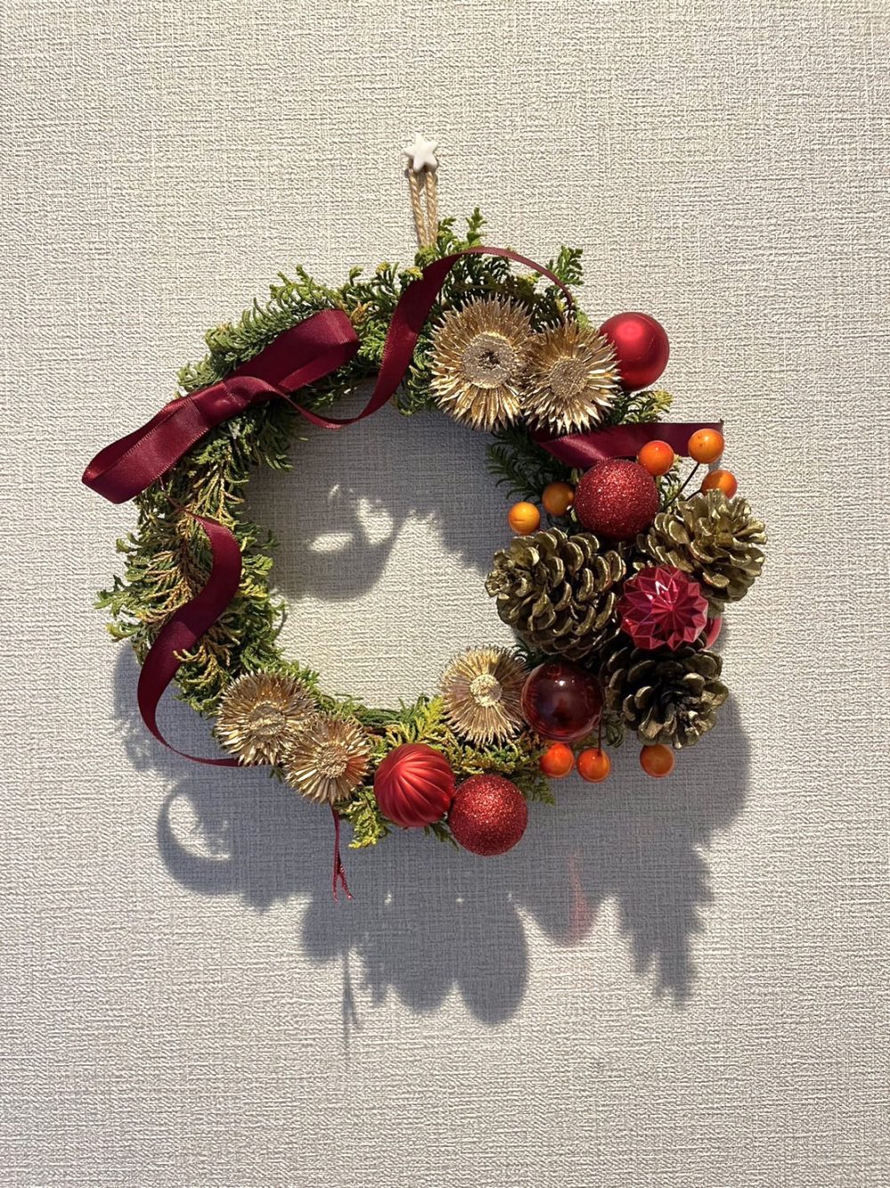 クリスマスリース作り