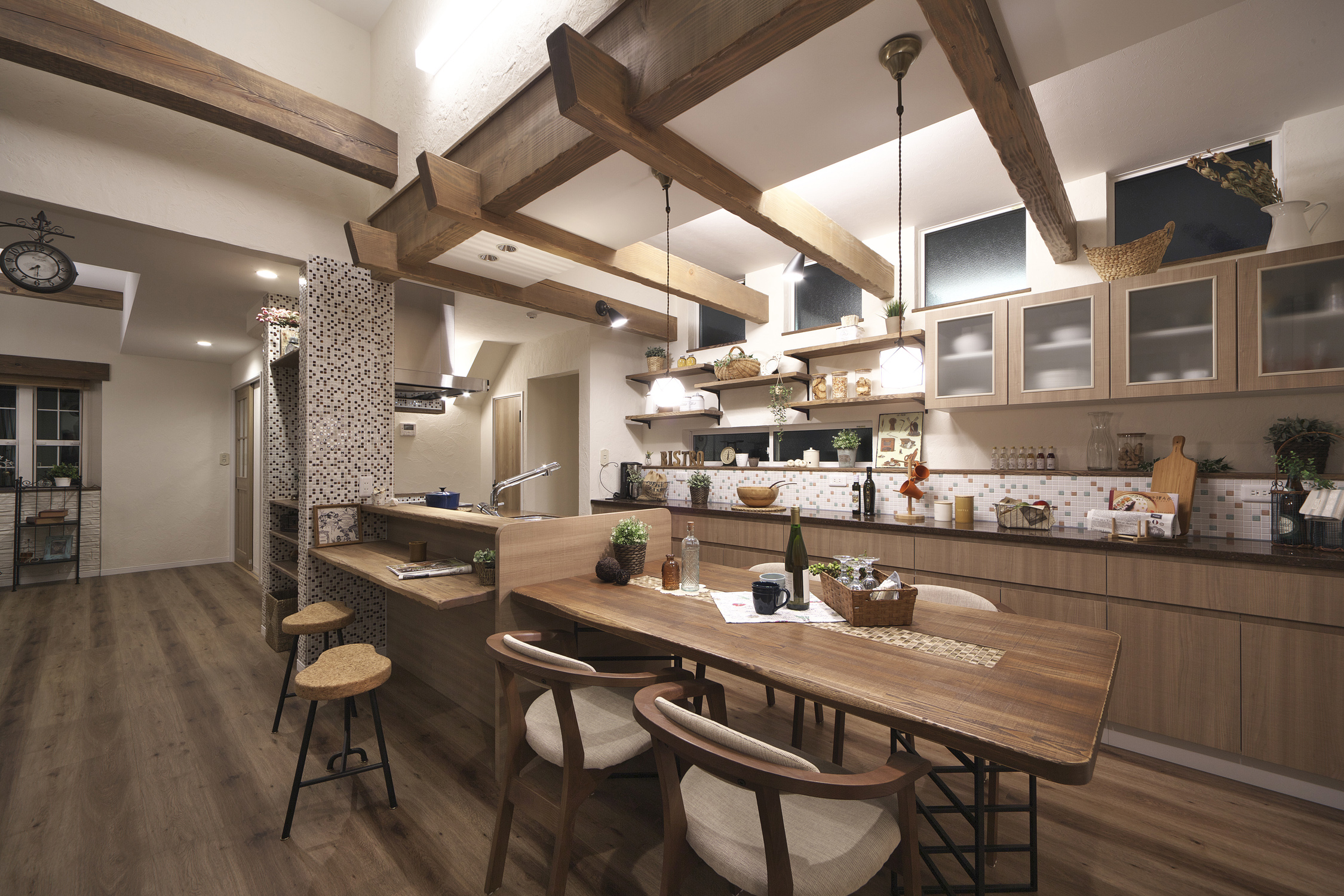 自然素材を使った住宅